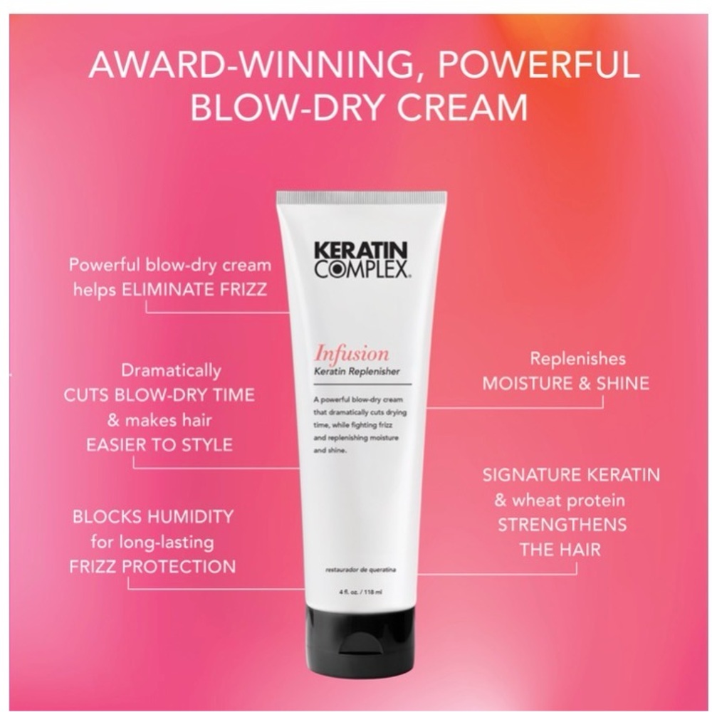 Keratin Complex Infusion Keratin Replenisher Blow-Dry Cream